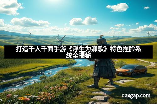 打造千人千面手游《浮生为卿歌》特色捏脸系统全揭秘